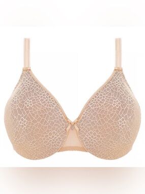 Chantelle C Magnifique Seamless Unlined Minimizer Bra 34DD Nude Sand NWT